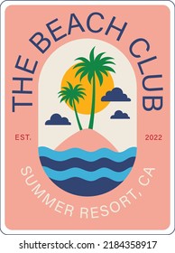 THE BEACH CLUB  LOGO DESIGN