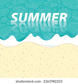 Beach Coast Sea Summer Vector