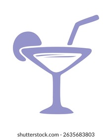 Elemento de diseño boho de cóctel de playa