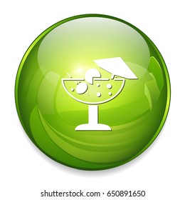 beach cocktail icon