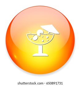 beach cocktail icon