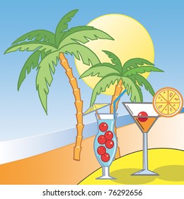 Beach and Cocktails