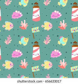 Beach cuties pattern