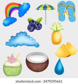 Beach decorations for summer holidays
