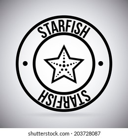 beach design over gray background vector illustration