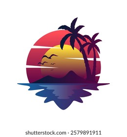 Beach Designs Vector Art and Graphics