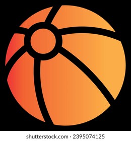 beach football icon vector file