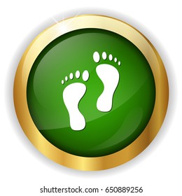 beach footstep icon