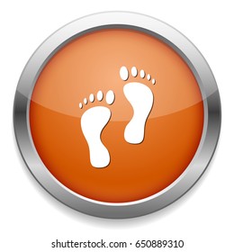beach footstep icon