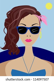 beach girl