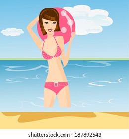 Beach girl