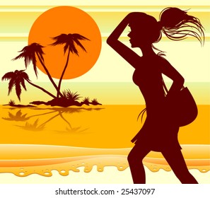 Beach girl