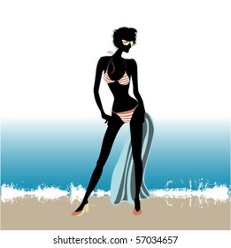 beach girl