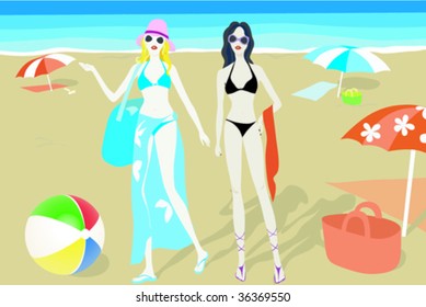 beach girls
