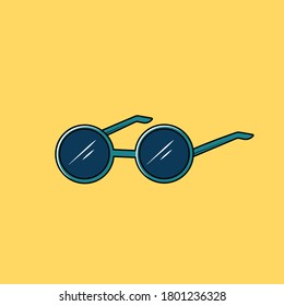 Beach Glasses Images Vector for Icon or Sticker