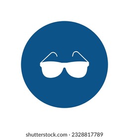 Beach glasses Vector Icon with trendy background colors that can easily edit or modify

