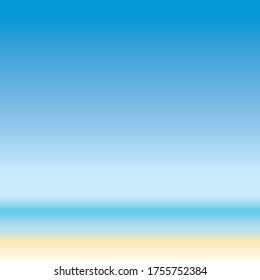 Beach gradient mesh background. Colorful wallpaper.
