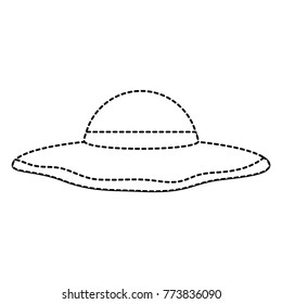 beach hat fashion trendy accesory icon
