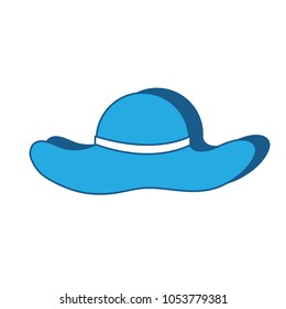 beach hat icon