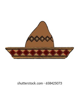 beach hat illustration