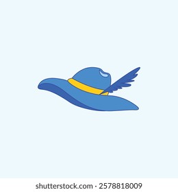 Beach Hat Summer Illustration for design needs, Landing Pages, Animation, Apps, Presentations, Content Creator and other Promotions
