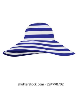 Beach Hat, Hat Vector, Beach Hat Isolated