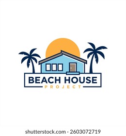 Beach house with bright nuances