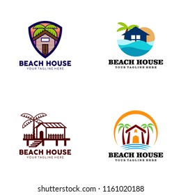 Beach House Logo Stock Vector (Royalty Free) 1161020302 | Shutterstock