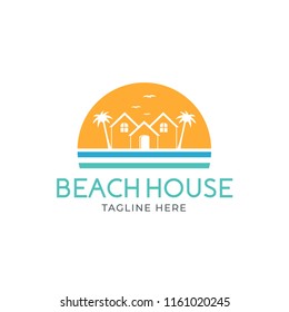 Beach House Logo Stock Vector (Royalty Free) 1161020245 | Shutterstock