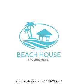 Beach House Logo Stock Vector (Royalty Free) 1161020287 | Shutterstock