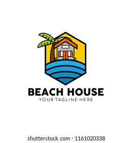 Beach House Logo Stock Vector (Royalty Free) 1161020338 | Shutterstock