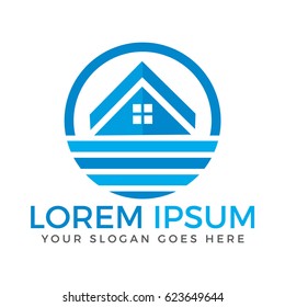 Beach House logo design.
