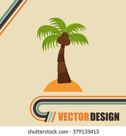 beach icon design 