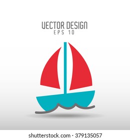 beach icon design 