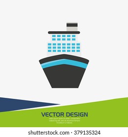 beach icon design 
