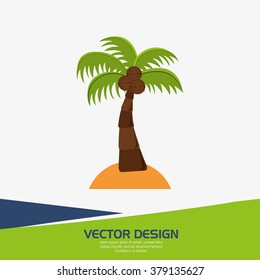 beach icon design 