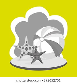 beach icon design 