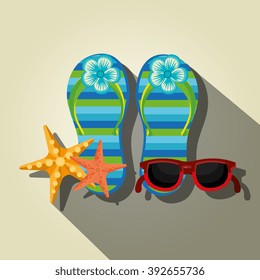 beach icon design 