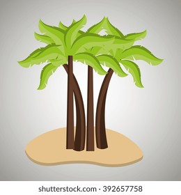 beach icon design 