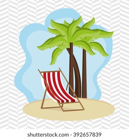 beach icon design 