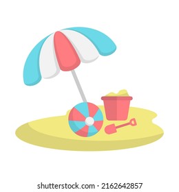 Beach icon design template vector illustration