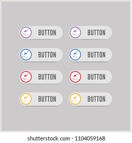 beach icon - free vector icon