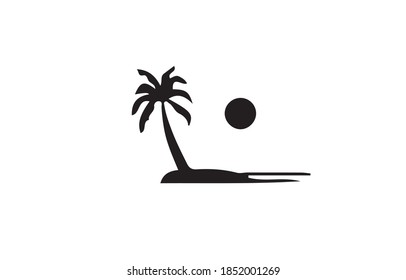 beach icon or logo isolated sign symbol vector illustration - high quality black style vector icons.
