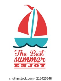 beach icon over white background vector illustration
