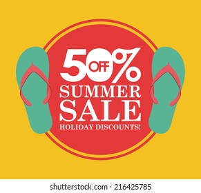 beach icon over yellow background vector illustration