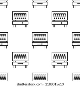 patrón de icono de playa. El desnivel de la playa es de color blanco.