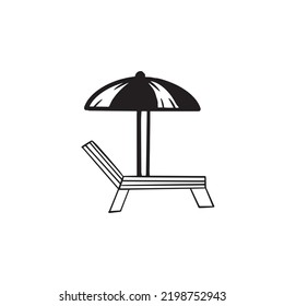 beach icon set, sea clip art
