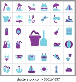 Beach Icon Vector Illustration