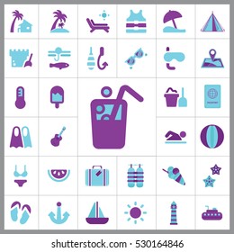 Beach Icon Vector Illustration