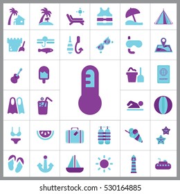 Beach Icon Vector Illustration